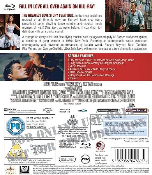 WEST SIDE STORY - Blu-ray