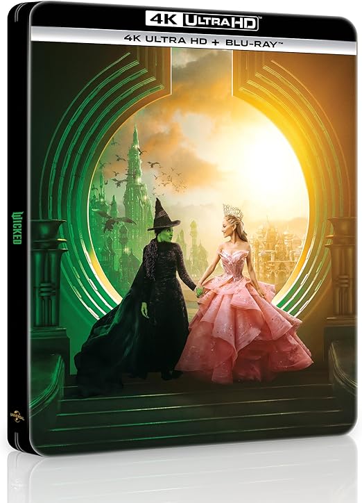 Wicked 4K UHD & Blu-Ray Limited Edition Steelbook & Artcards