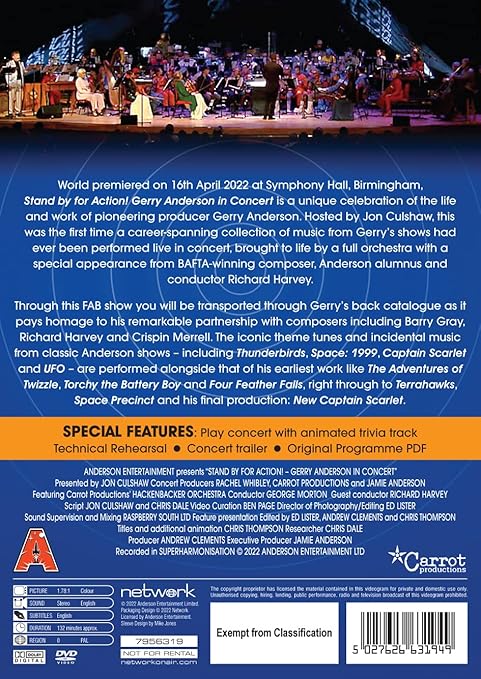 STAND BY FOR ACTION!: GERRY ANDERSON IN CONCERT