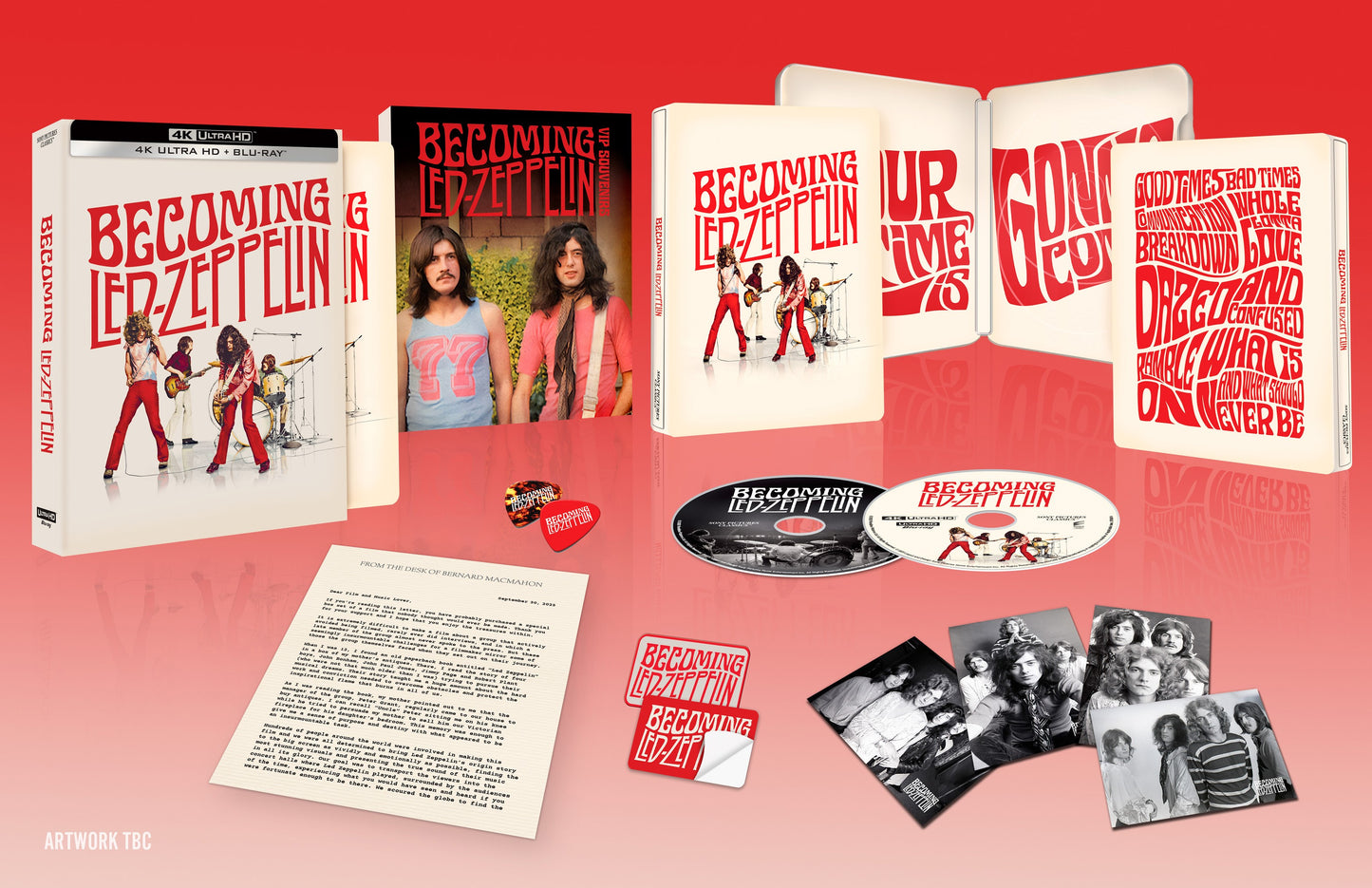 Becoming Led Zeppelin SteelBook - PRE-ORDER-27-APRIL-2026