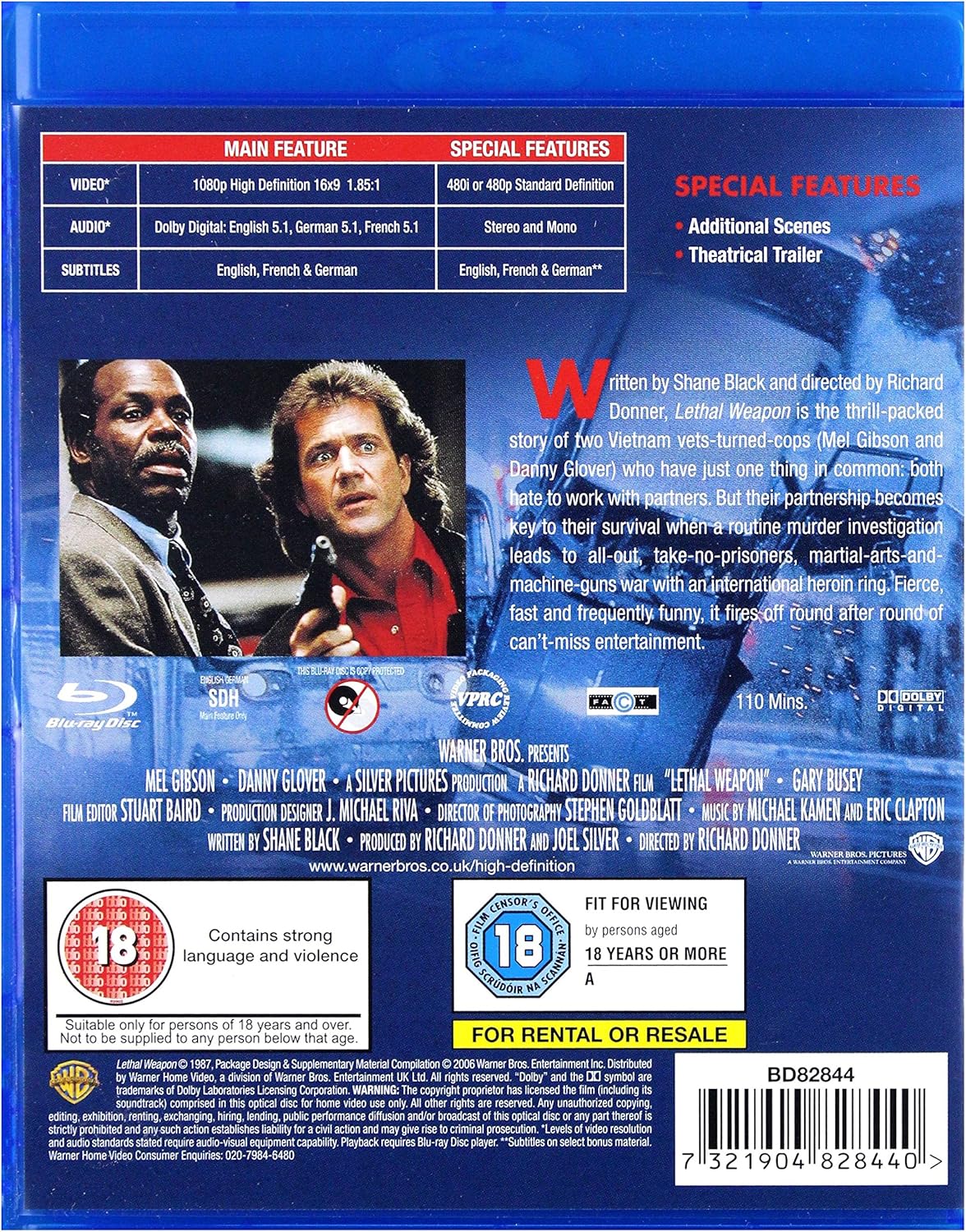 LETHAL WEAPON - Blu-ray - Pre-order 29-Jun-2026