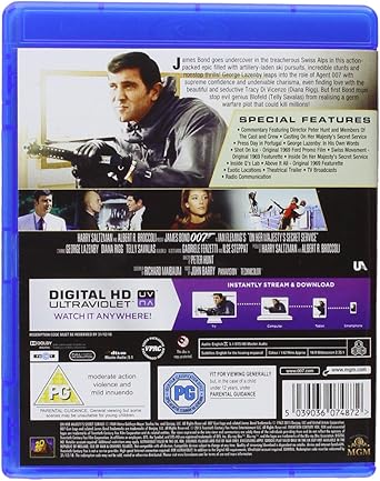 JAMES BOND (006): ON HER MAJESTY'S SECRET SERVICE - Blu-ray