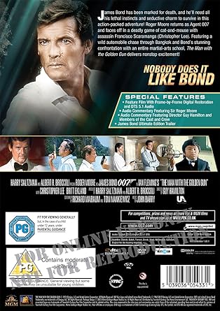 JAMES BOND (009): THE MAN WITH THE GOLDEN GUN - DVD