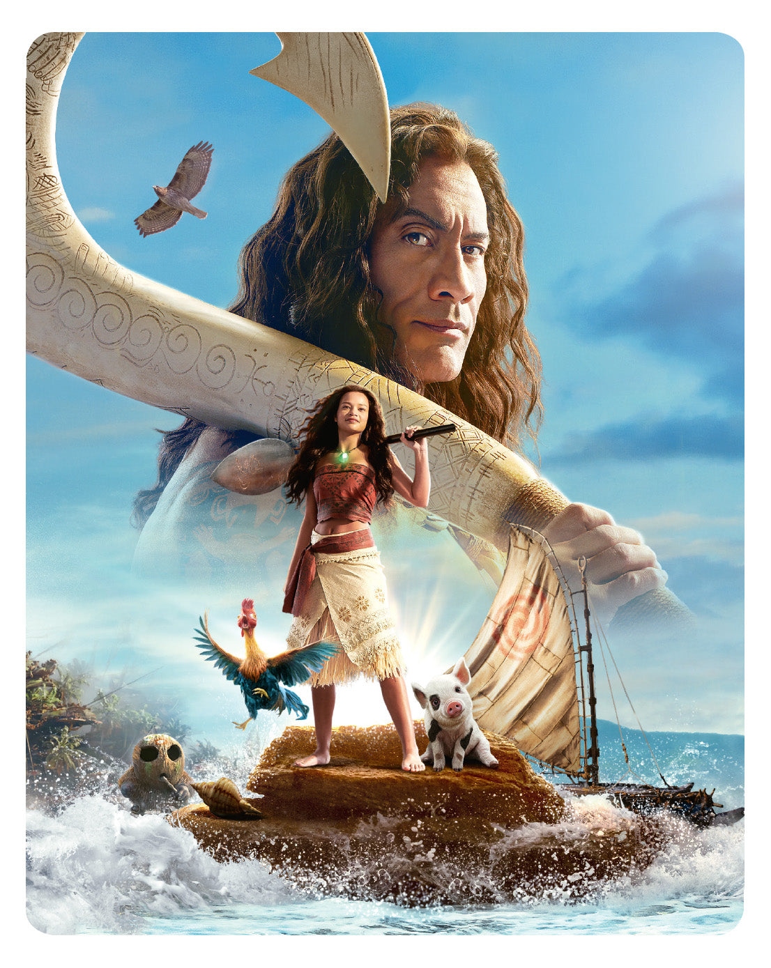 Disney's Moana (Live action) SteelBook UHD/BLU-RAY SteelBook - PRE-ORDER-12-OCTOBER-2026