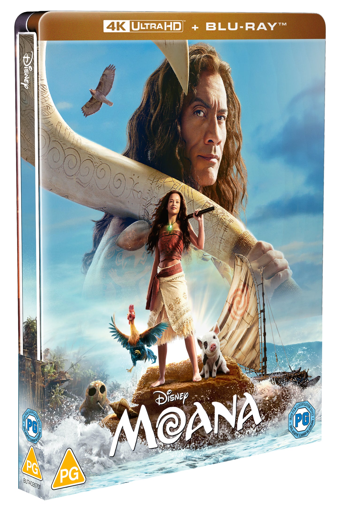 Disney's Moana (Live action) SteelBook UHD/BLU-RAY SteelBook - PRE-ORDER-12-OCTOBER-2026
