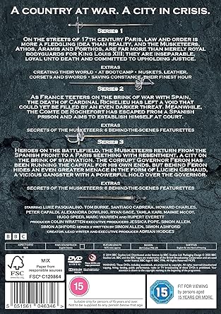 The Musketeers: The Complete Collection DVD - PRE-ORDER 15 September 2025
