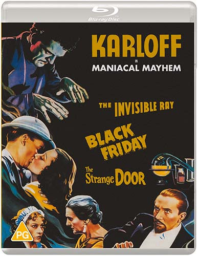 MANIACAL MAYHEM (Three films starring Boris KARLOFF) (Eureka Classics) Two-Disc Blu-ray