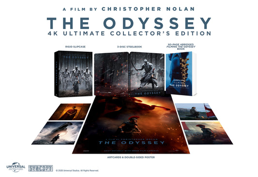 THE ODYSSEY: SPECIAL EDITION 4K UHD & BLU-RAY STEELBOOK - Pre-order 18 November 2026