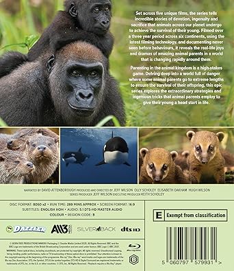 Parenthood narrated by Sir David Attenborough Blu-Ray