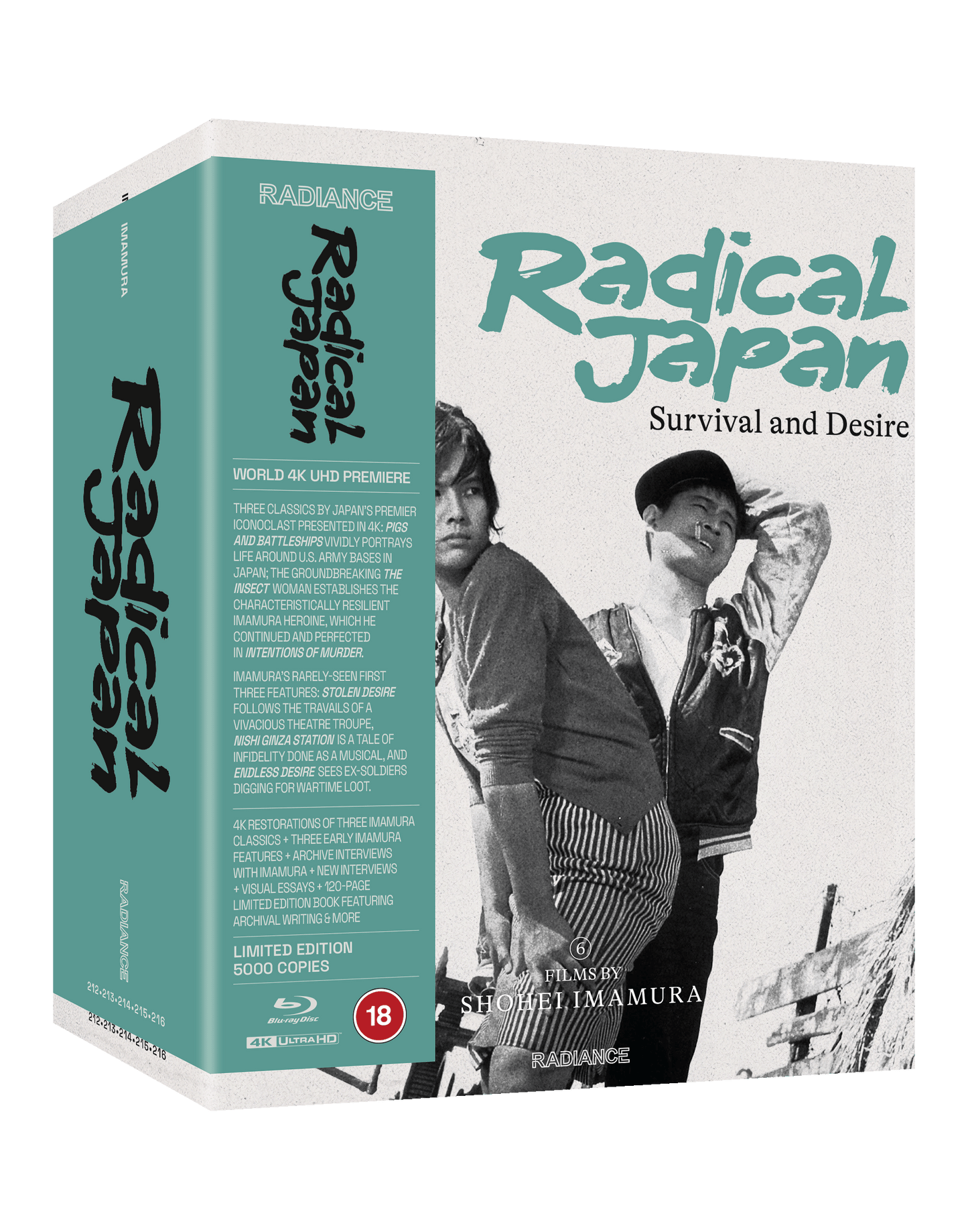 Radical Japan: Survival and Desire - Six Films by Shohei Imamura (UHD + BD LE) - PRE-ORDER-16-NOVEMBER-2026