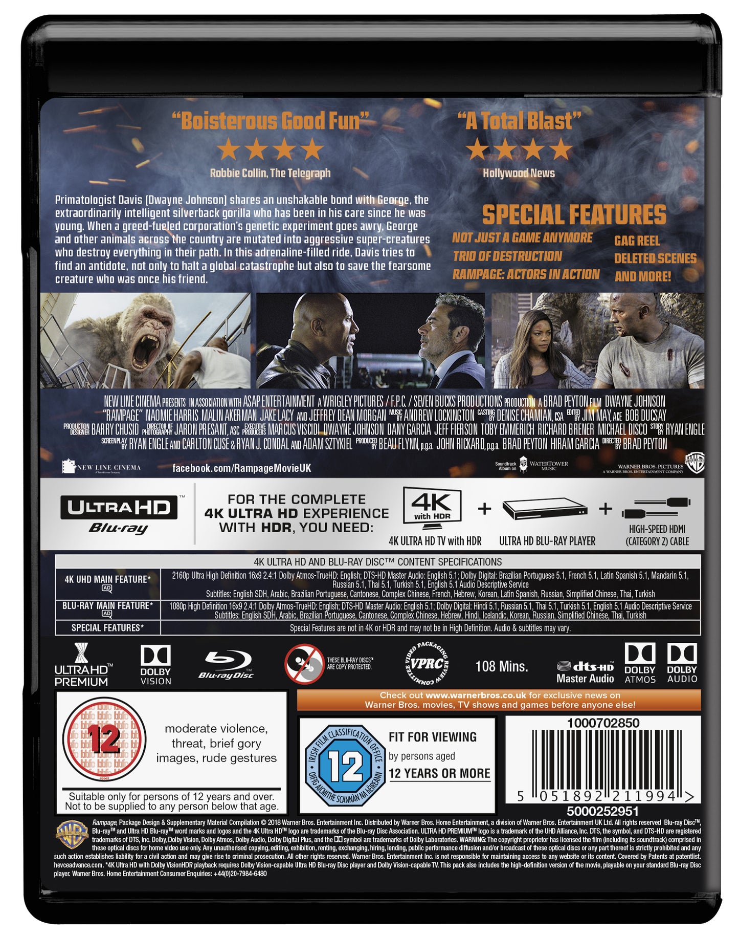RAMPAGE - UHD - Pre-order 29-Jun-2026
