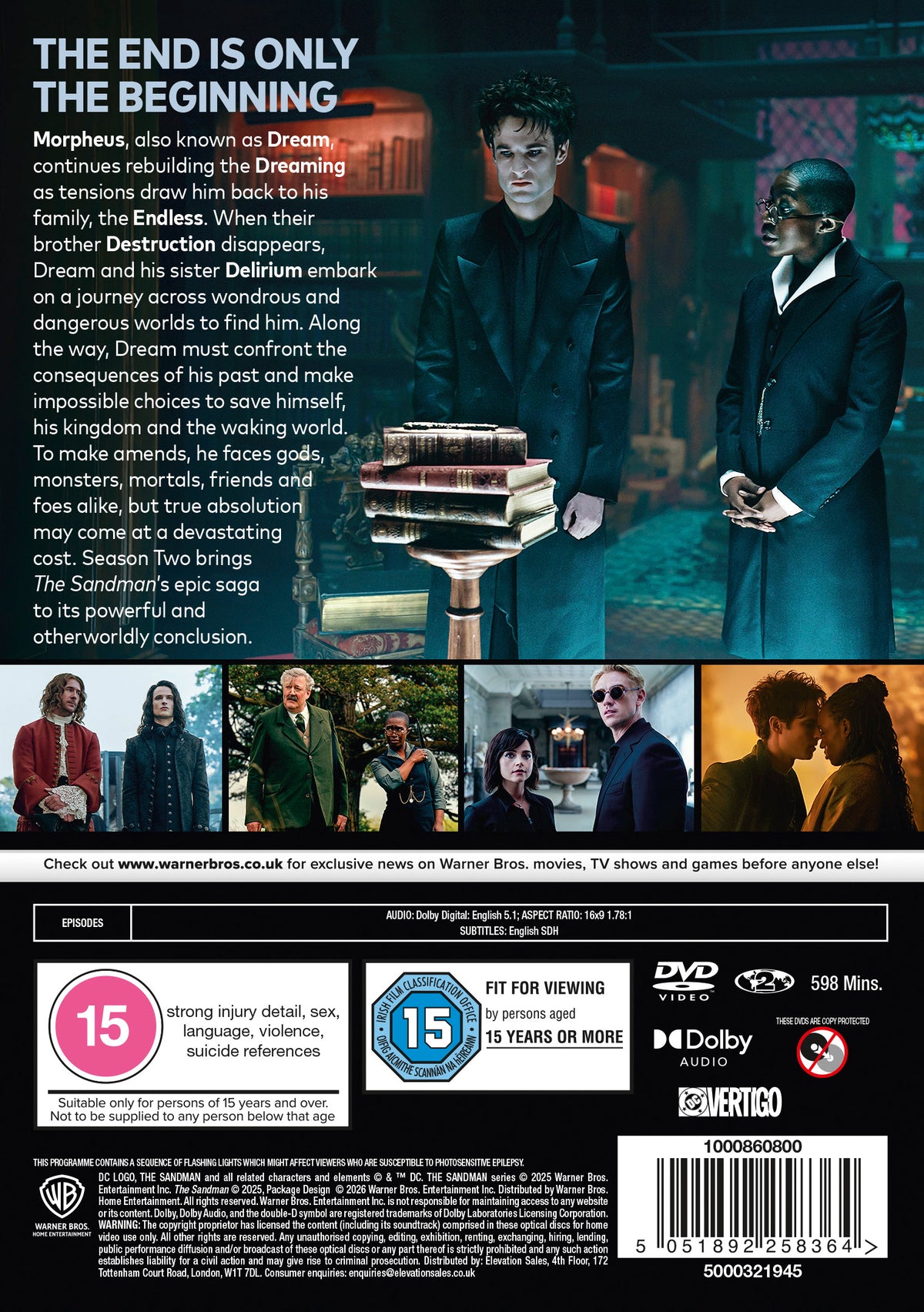 THE SANDMAN S2 DVD - PRE-ORDER-19-OCTOBER-2026