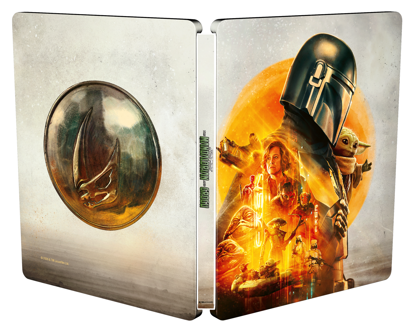 Star Wars: The Mandalorian and Grogu UHD/BLU-RAY SteelBook.- PRE-ORDER-28-SEPTEMBER-2026