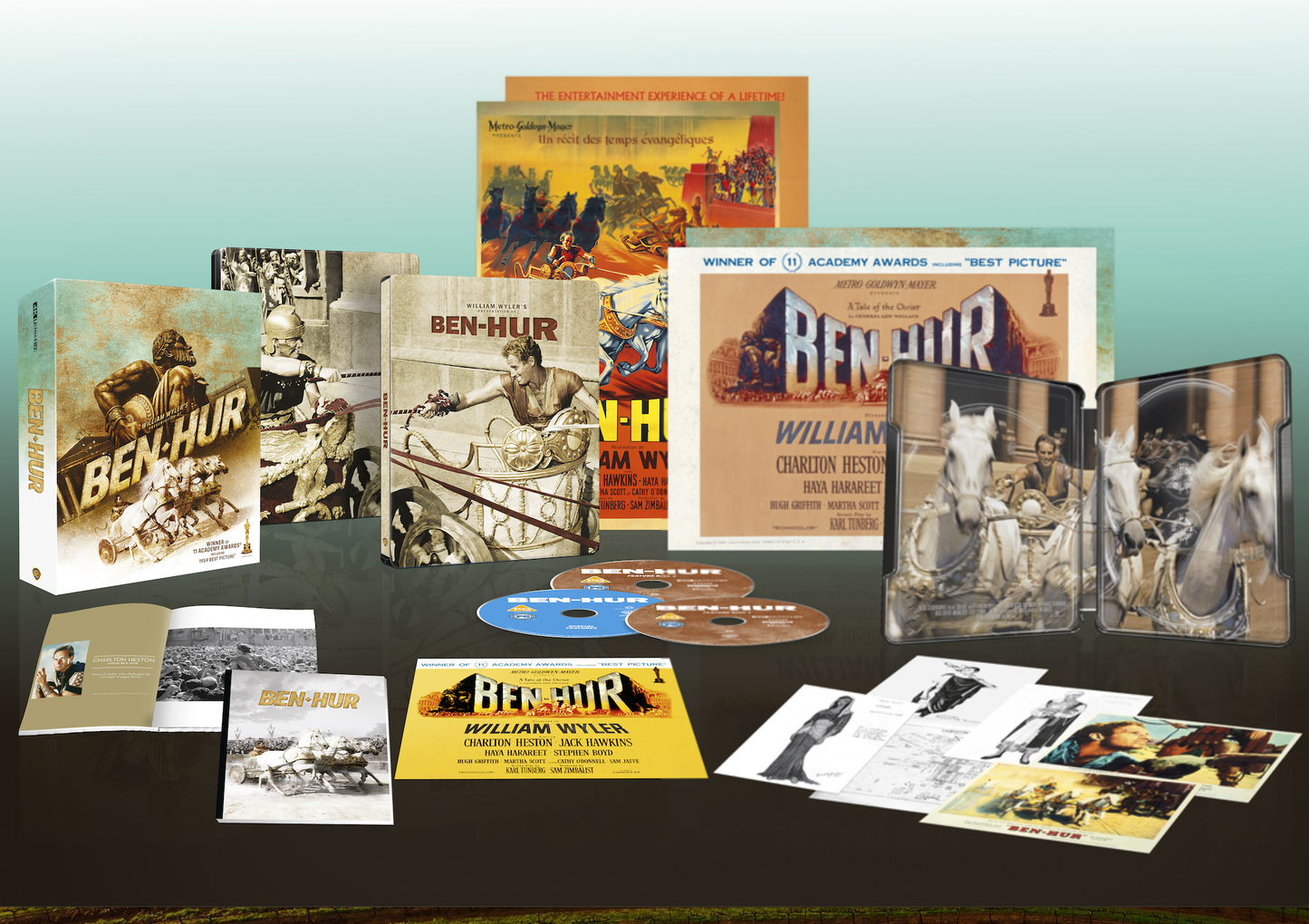 BEN HUR UHD  COLLECTOR'S EDITION WITH STEELBOOK - Pre-order TBC