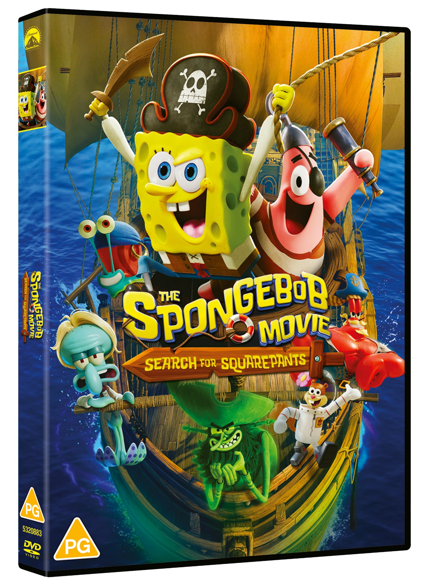 THE SPONGEBOB MOVIE: SEARCH FOR SQUAREPANTS DVD