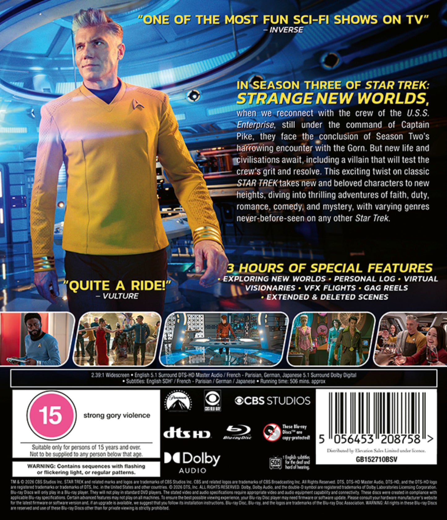 STAR TREK: STRANGE NEW WORLDS - SEASON THREE BD