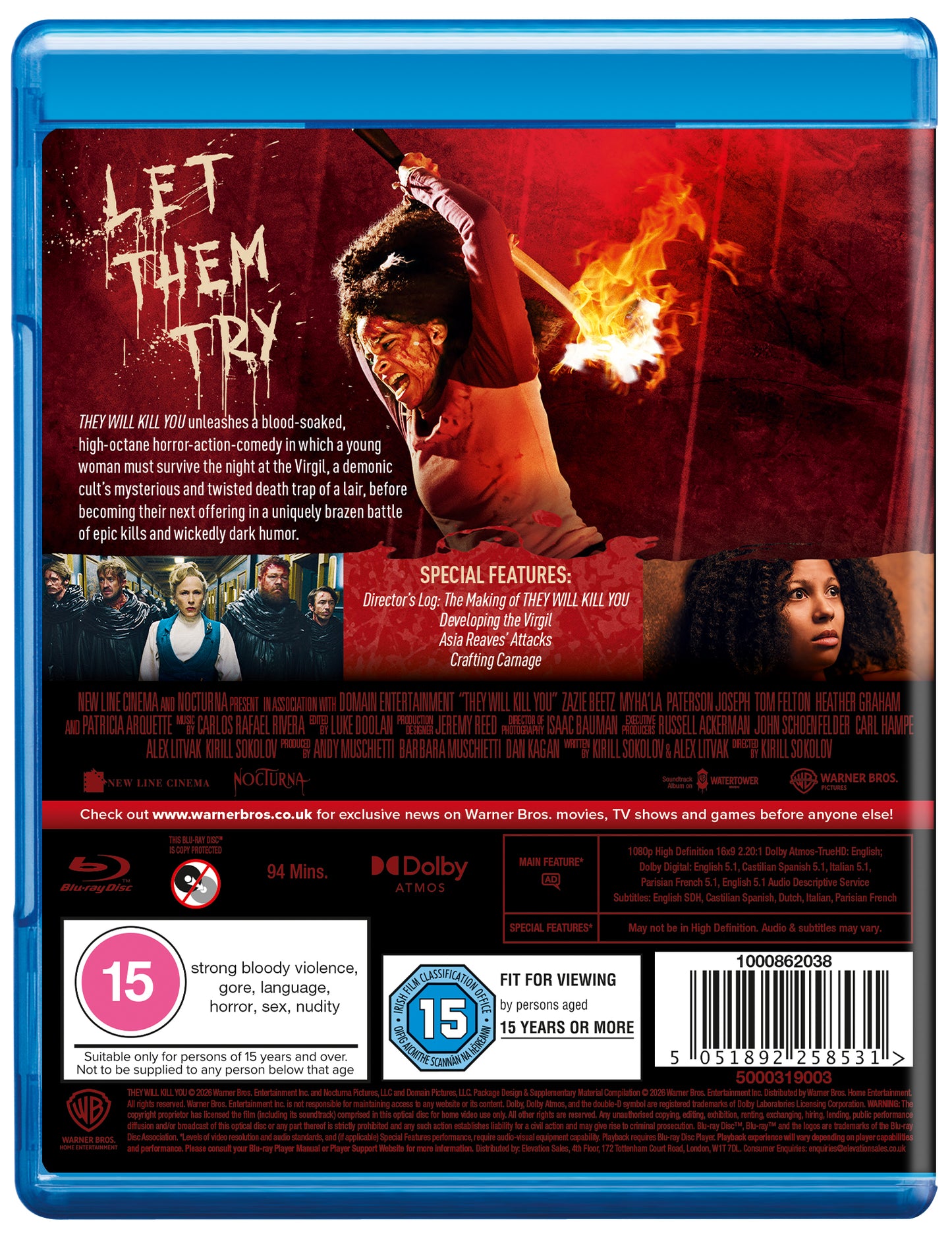 THEY WILL KILL YOU [BLU-RAY]- PRE-ORDER-6-JULY-2026