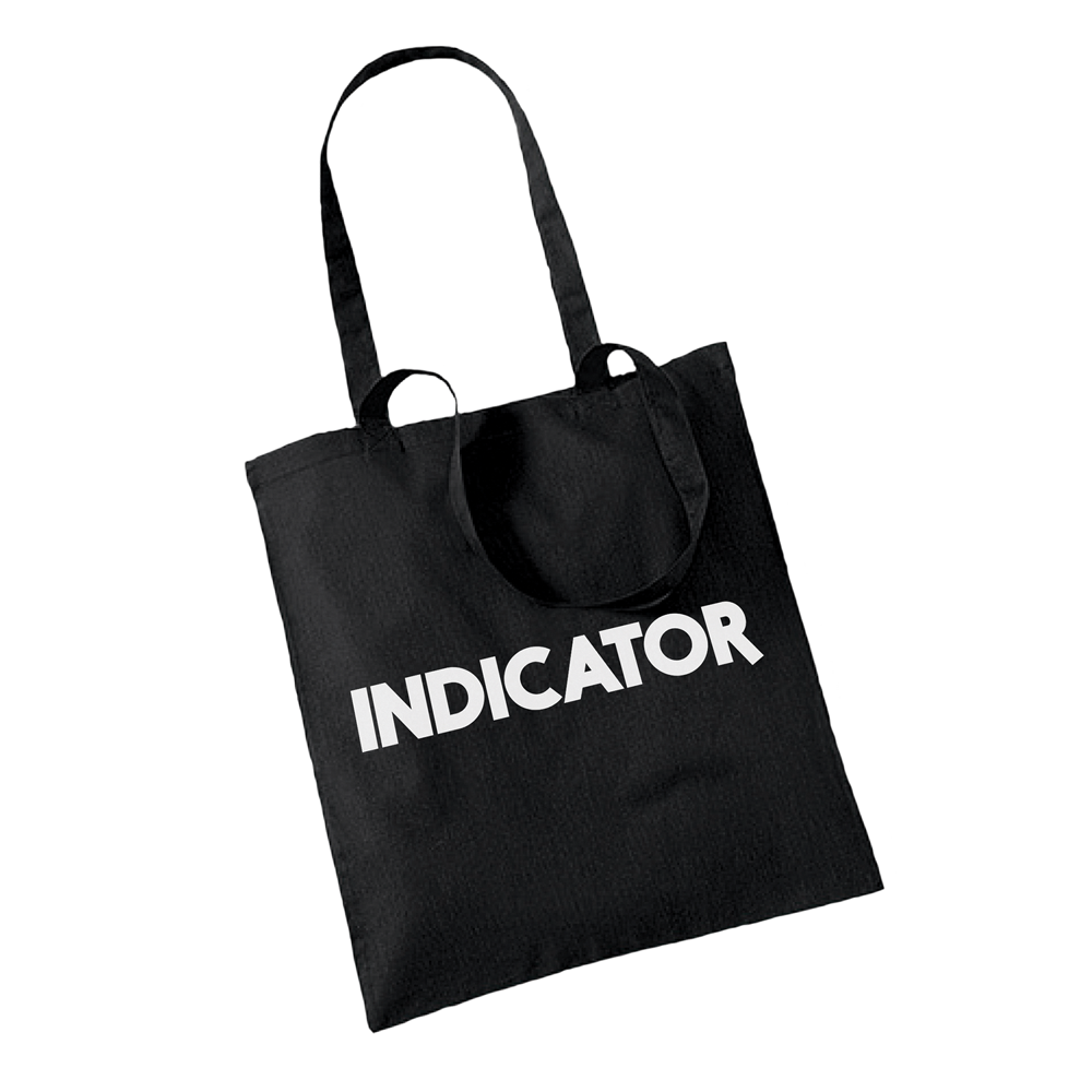 INDICATOR black Tote bag