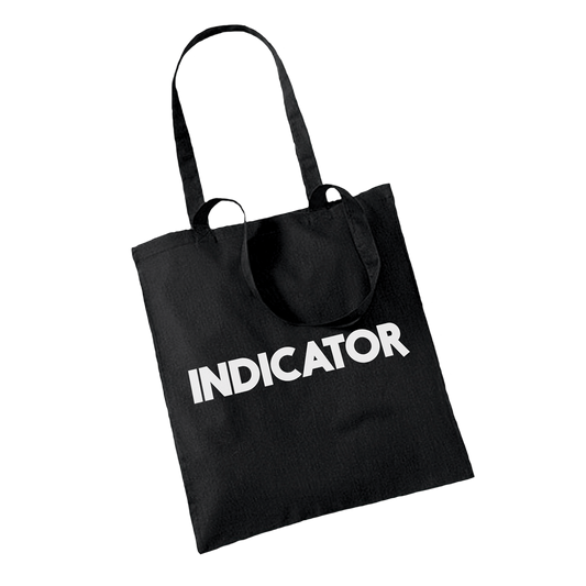 INDICATOR black Tote bag