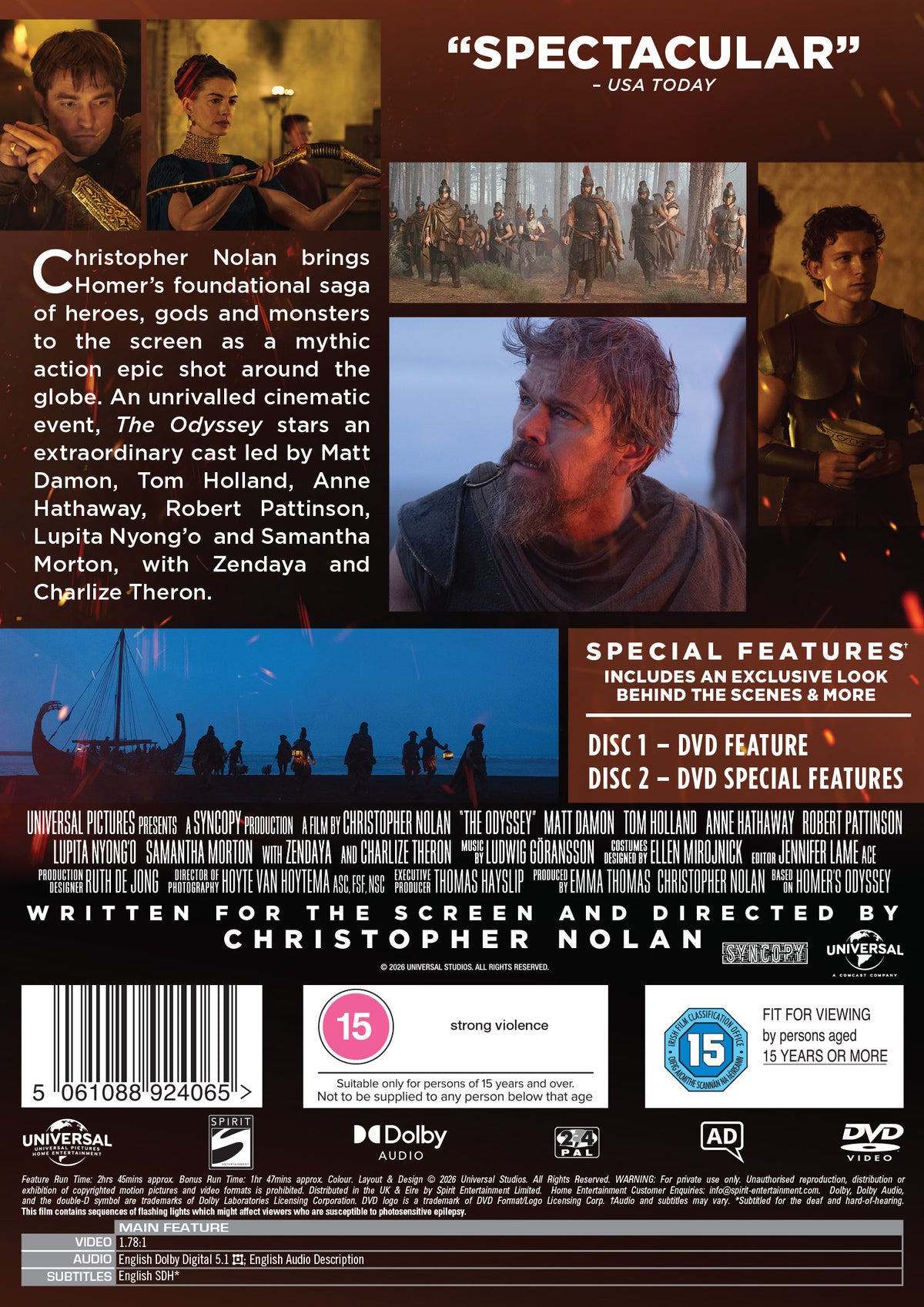 The Odyssey DVD - Pre-order 18 November 2026