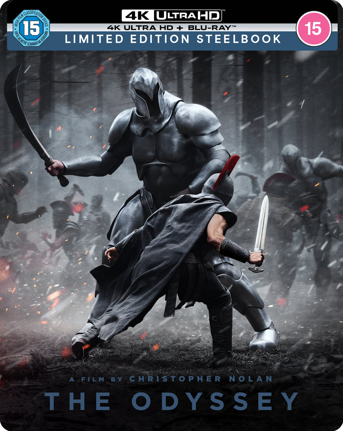 THE ODYSSEY 4K UHD & BLU-RAY STEELBOOK 2 - Pre-order 18 November 2026