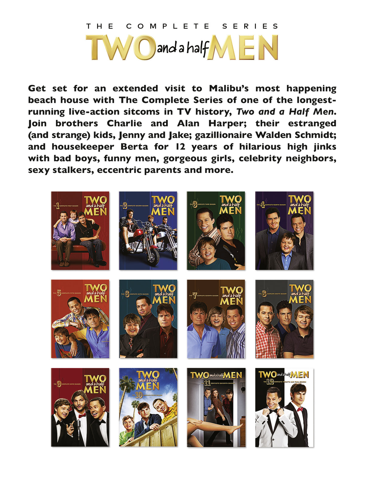 Two and a Half Men: The Complete Series [Blu-ray] [2026]