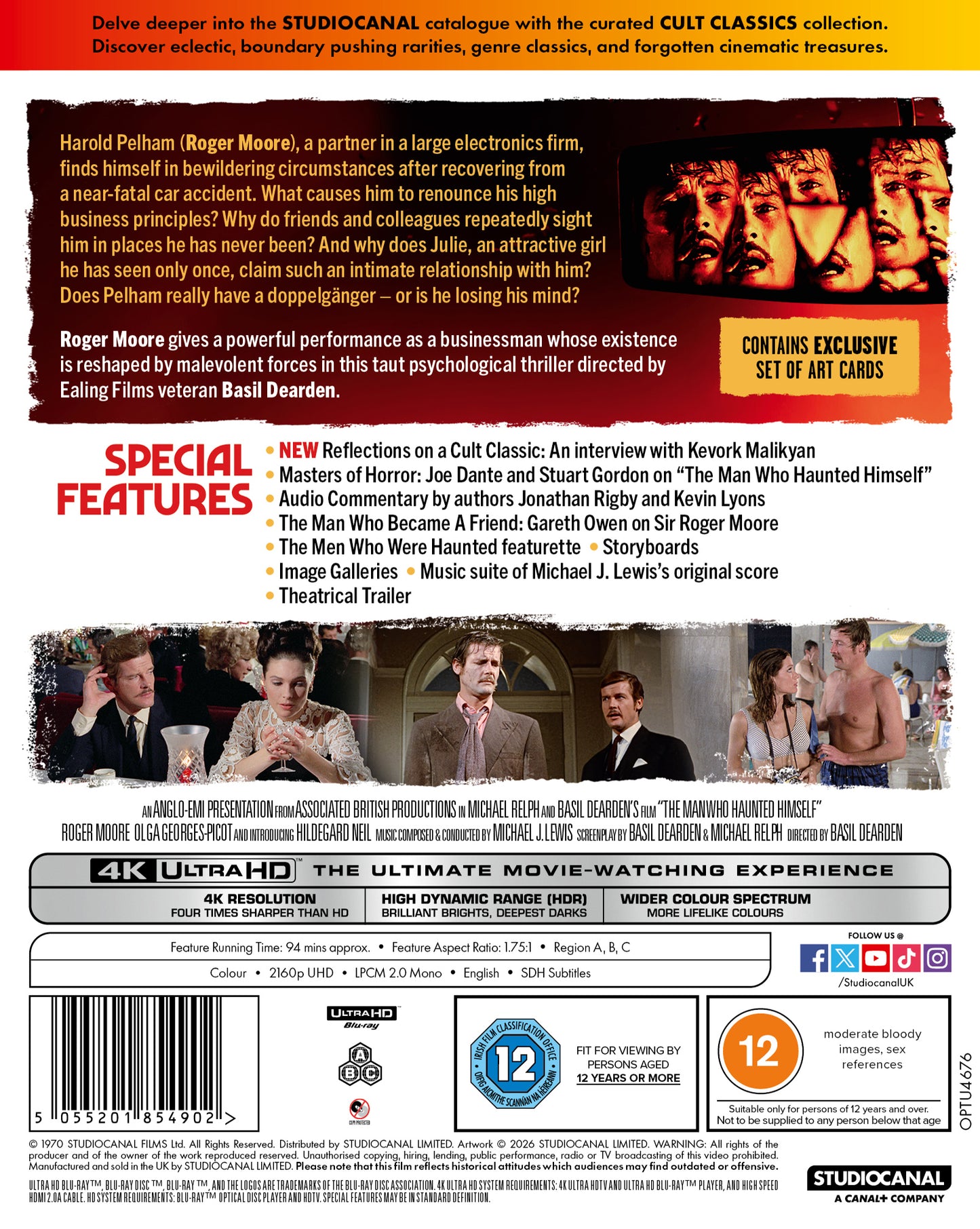 THE MAN WHO HAUNTED HIMSELF (CULT CLASSICS) - PRE-ORDER-27-APRIL-2026