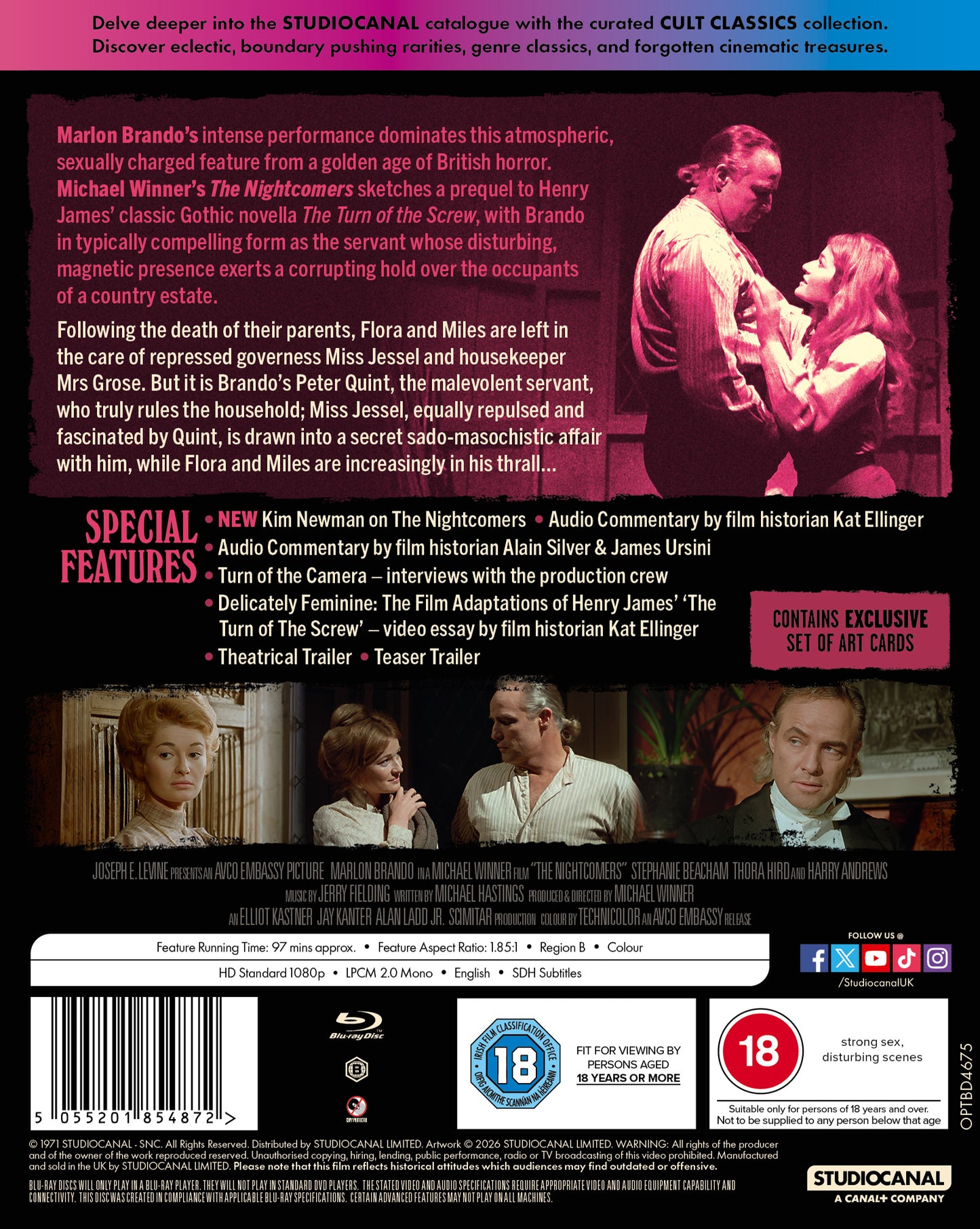 THE NIGHTCOMERS (CULT CLASSICS) - PRE-ORDER-27-APRIL-2026