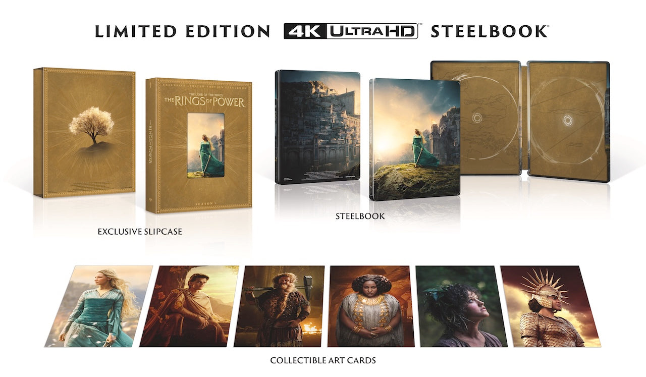 THE RINGS OF POWER: SEASON 1 4K UHD STEELBOOK - PRE-ORDER-2-NOVEMBER-2026