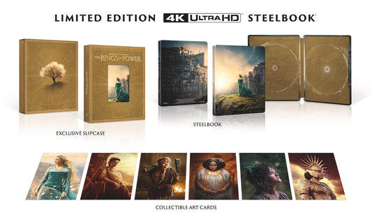 THE RINGS OF POWER: SEASON 1 4K UHD STEELBOOK - PRE-ORDER-2-NOVEMBER-2026