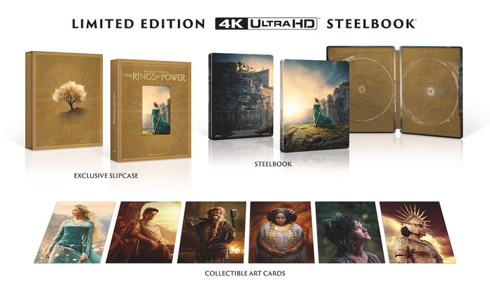 THE RINGS OF POWER: SEASON 1 4K UHD STEELBOOK - PRE-ORDER-2-NOVEMBER-2026