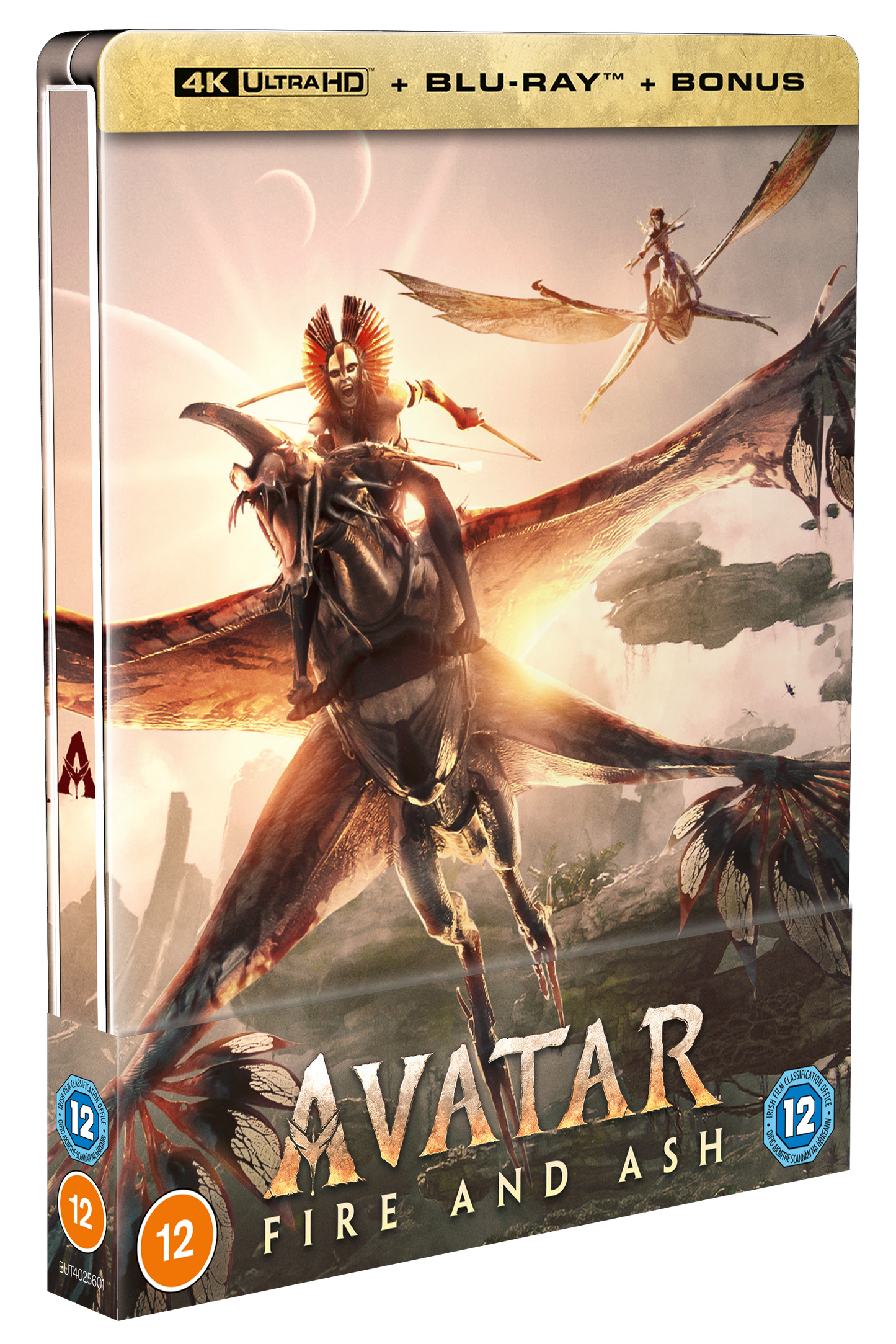 Avatar: Fire and Ash UHD + Blu-ray + Blu-ray Bonus disc SteelBook - PRE-ORDER-15-JUNE-2026