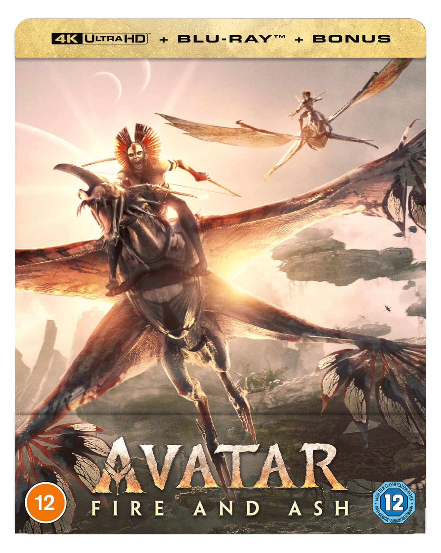 Avatar: Fire and Ash UHD + Blu-ray + Blu-ray Bonus disc SteelBook - PRE-ORDER-15-JUNE-2026