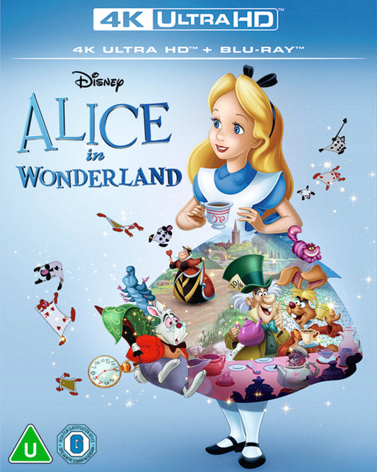 Disney's Alice In Wonderland UHD/BLU-RAY (Animation) - PRE-ORDER-29-JUNE-2026