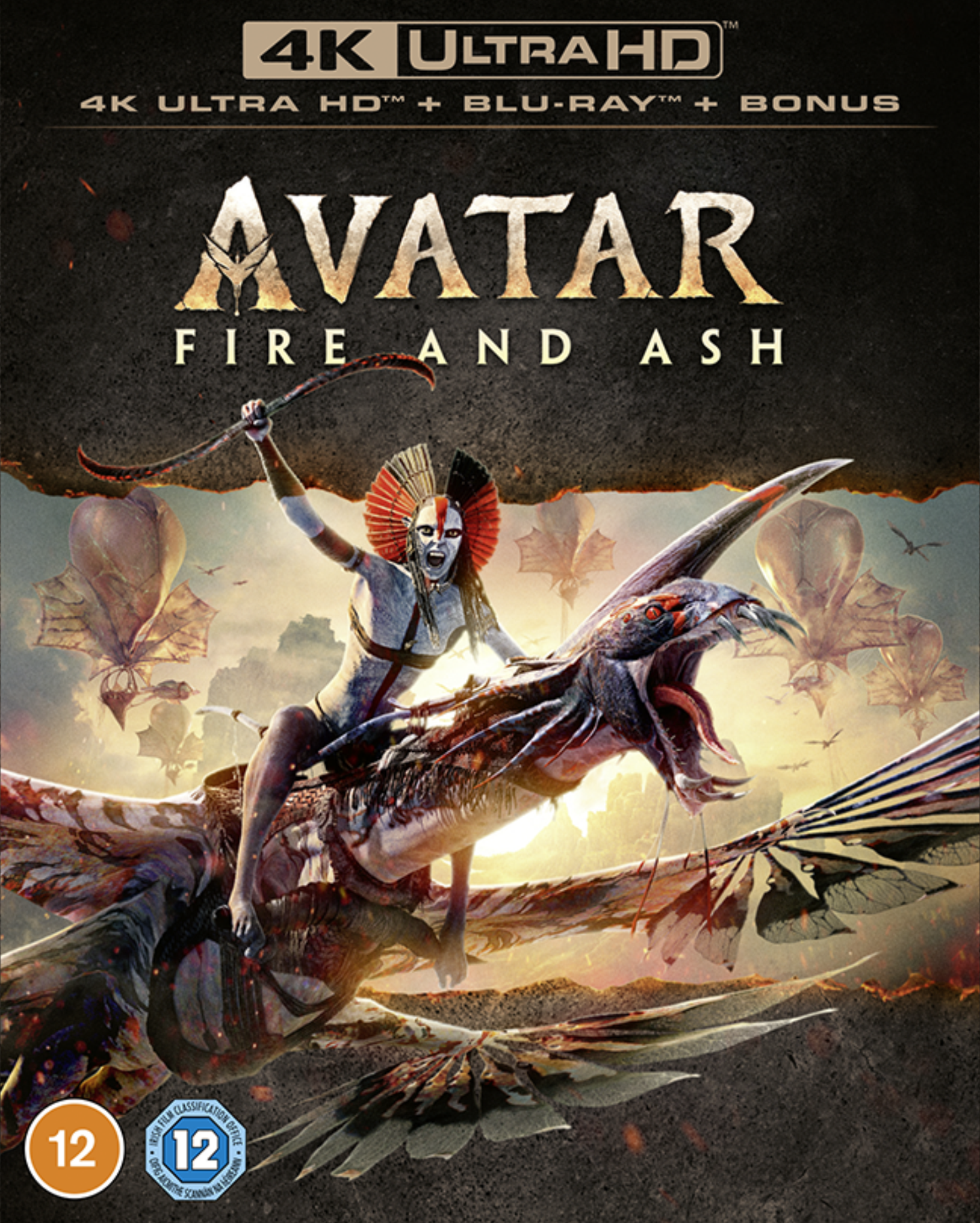 Avatar: Fire and Ash UHD + Blu-ray + Blu-ray Bonus disc