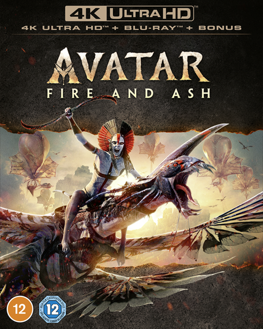 Avatar: Fire and Ash UHD + Blu-ray + Blu-ray Bonus disc- PRE-ORDER-1-JUNE-2026