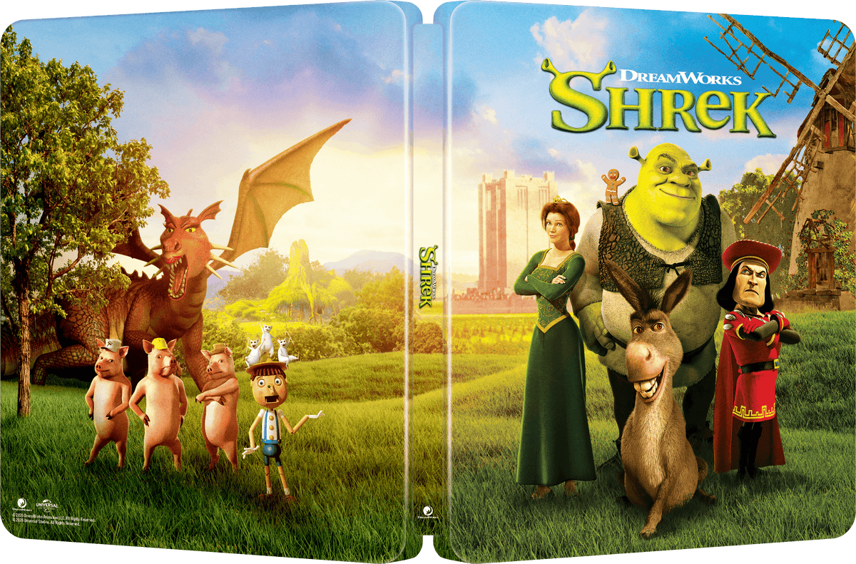 SHREK 25TH ANNIVERSARY 4K UHD & BLU-RAY STEELBOOK - PRE-ORDER-2-NOVEMBER-2026