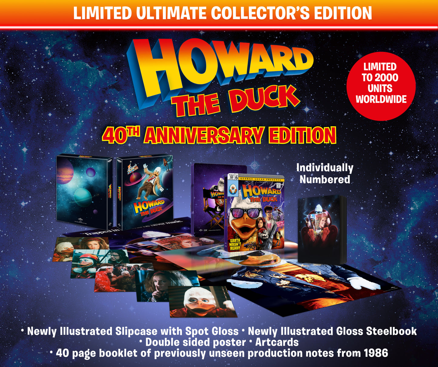 Howard the Duck: Collector's Edition 4k UHD & Blu-Ray - PRE-ORDER-21-SEPTEMBER-2026