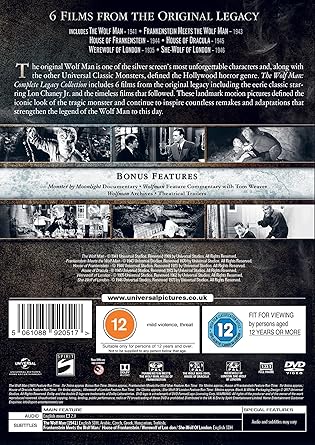 The Wolf Man: Legacy Collection DVD - PRE-ORDER 22 September 2025