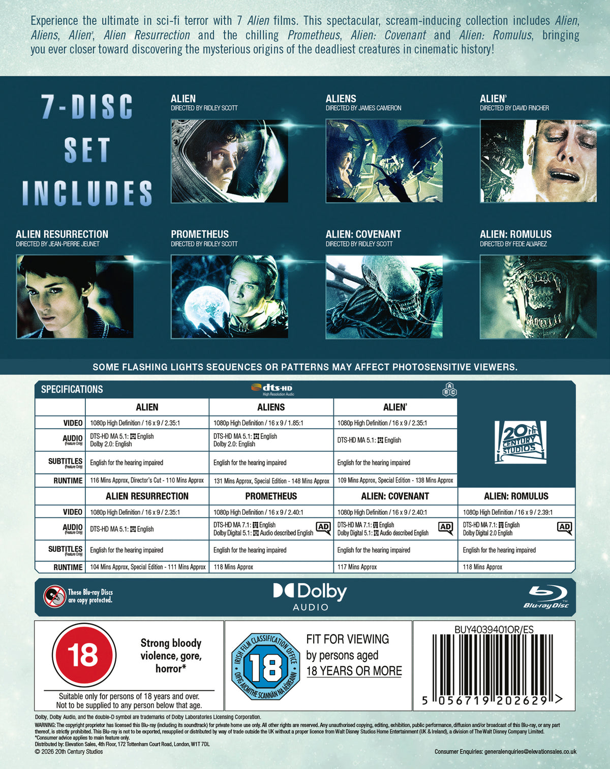 Alien 7-Movie Collection - Pre-order-30-November-2026