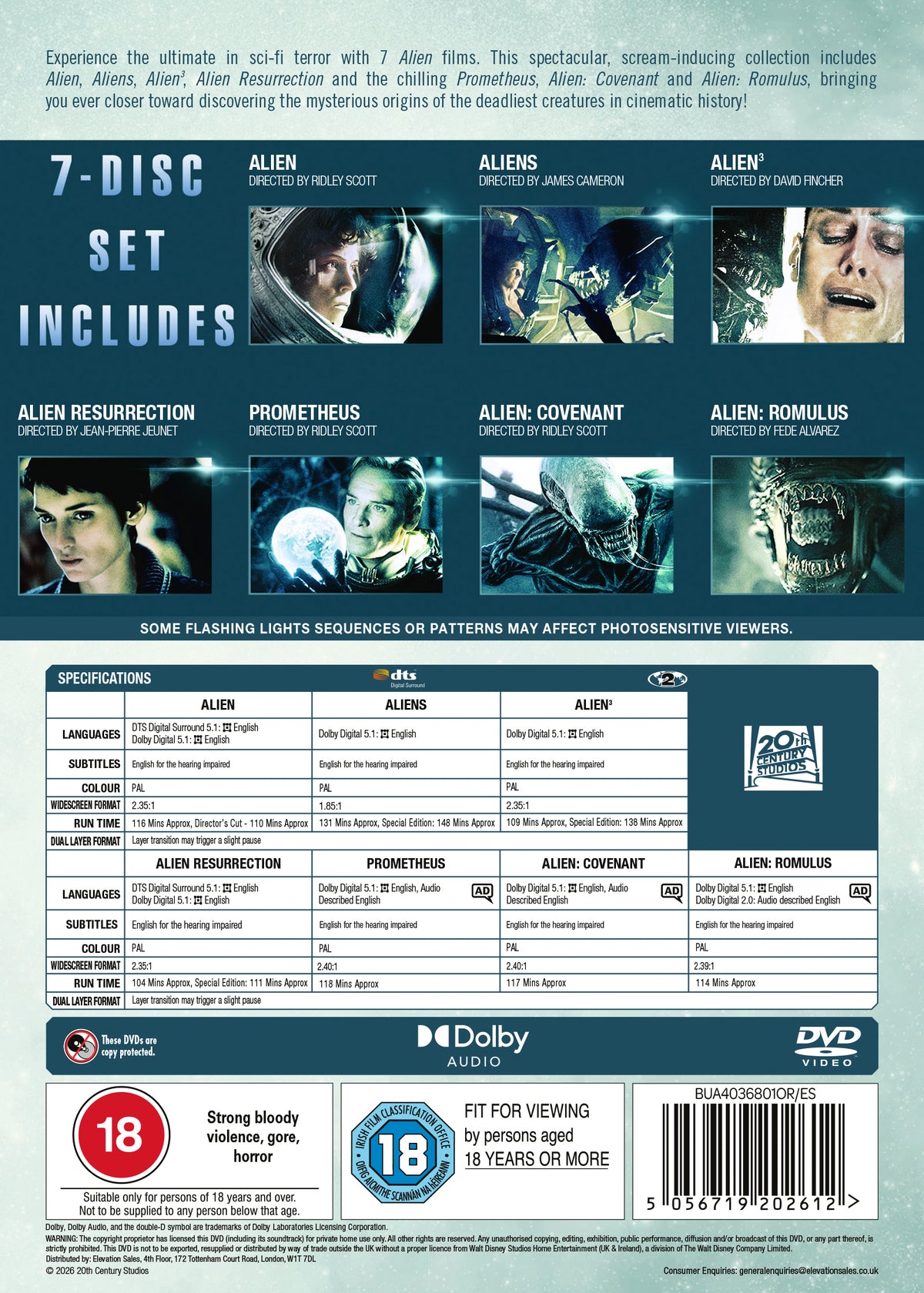 Alien 7-Movie Collection - Pre-order-30-November-2026