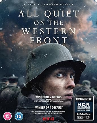 ALL QUIET ON THE WESTERN FRONT 4K UHD & BLU-RAY STEELBOOK