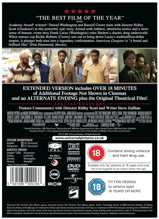 American Gangster - DVD