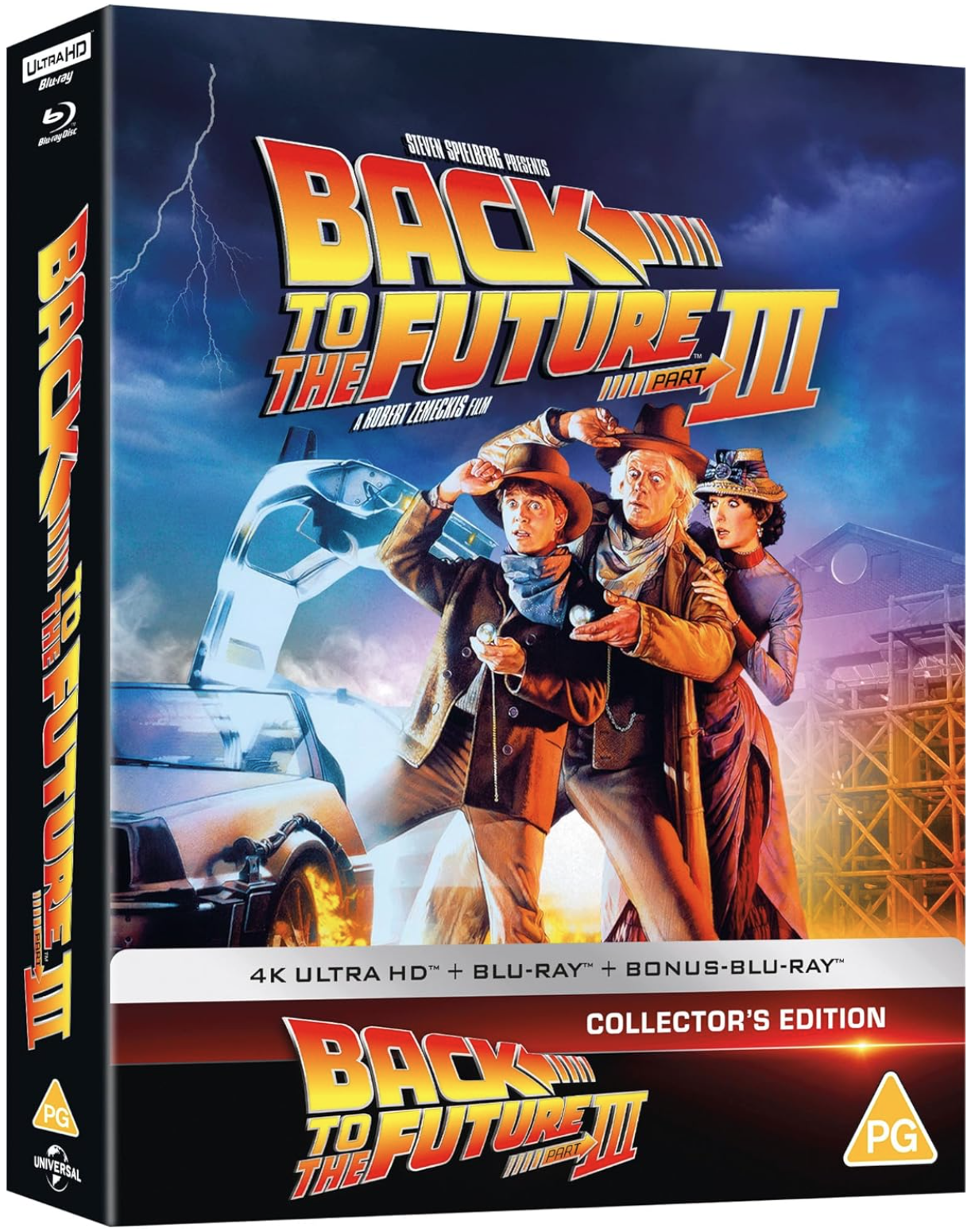 Back to the Future III 4K UHD & Blu-Ray Steelbook - PRE-ORDER 10 November 2025