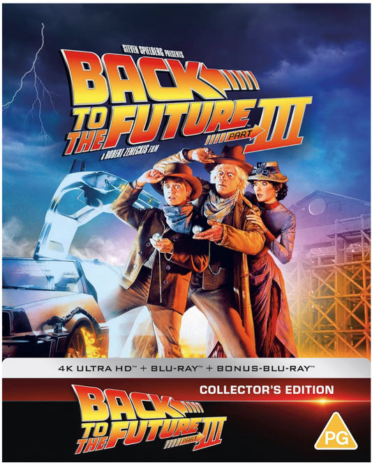 Back to the Future III 4K UHD & Blu-Ray Steelbook - PRE-ORDER 10 November 2025