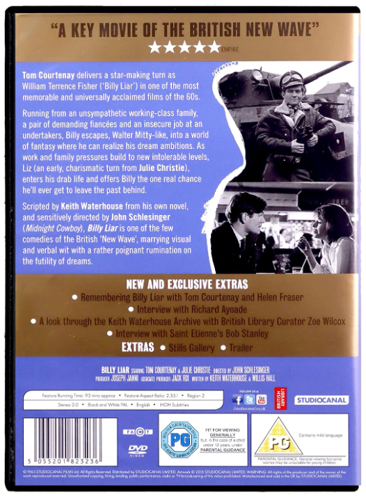 BILLY LIAR 50TH ANNIVERSARY - DVD