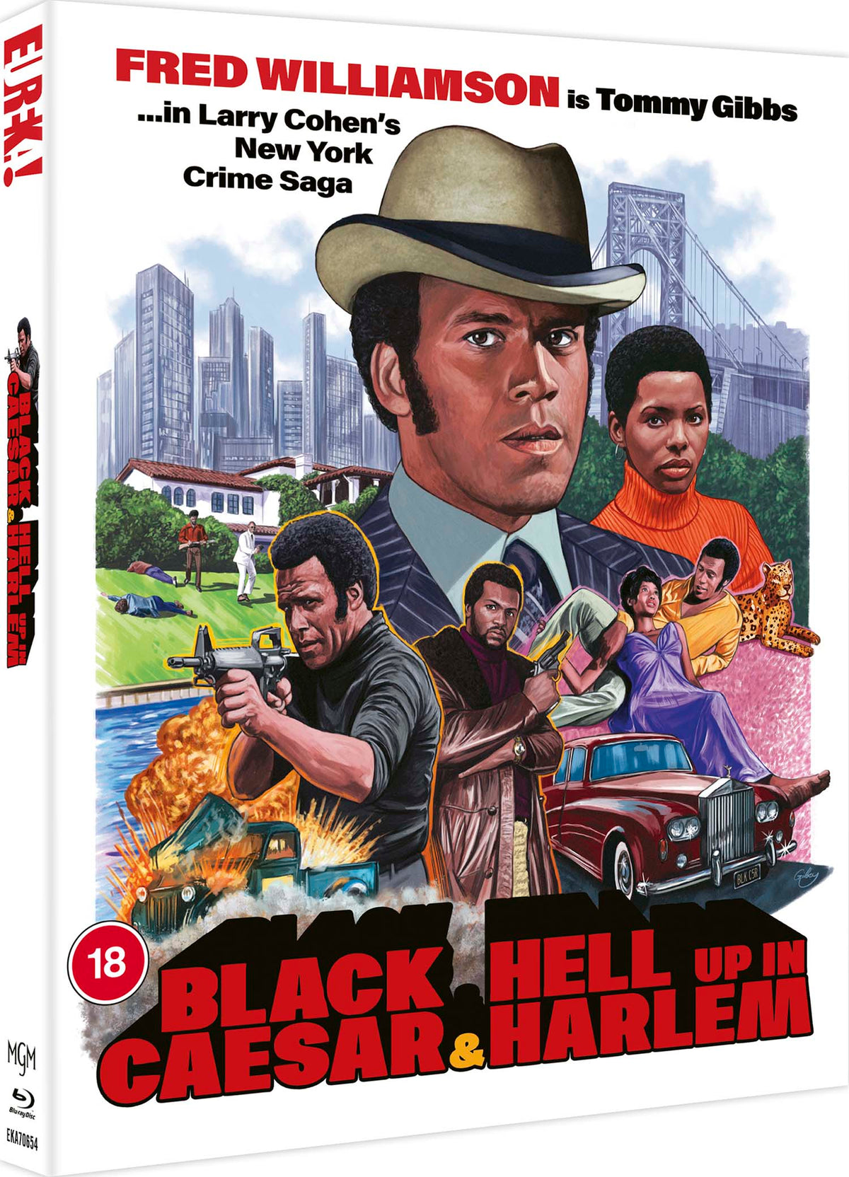 BLACK CAESAR & HELL UP IN HARLEM (Eureka Classics) Limited Edition Two-Disc Blu-ray -  18 January 2027