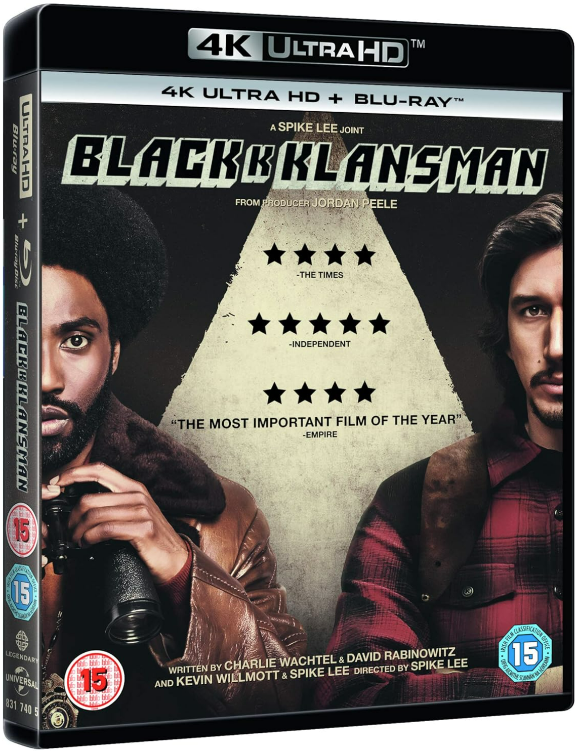 BlacKkKlansman (4K Ultra-HD + Blu-Ray)