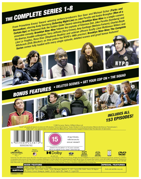 Brooklyn Nine-Nine: Season 1-8 - DVD