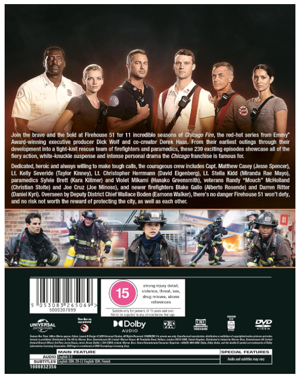 Chicago Fire: Seasons 1-11 - DVD